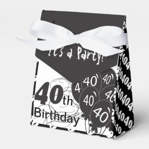 It's a 40th Birthday Party Favour Box