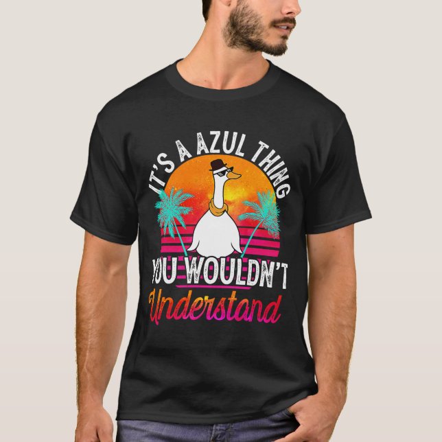 It's A Azul Thing You Wouldn't Understand  Azul Na T-Shirt (Front)