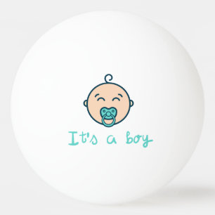 It's a baby boy! ping pong ball