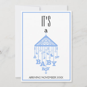 Its a Baby Boy Pregnancy Announcement