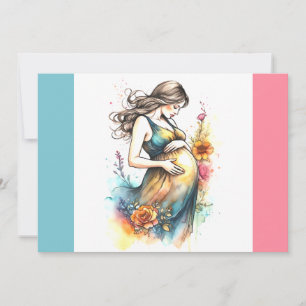 It's A Baby Girl Pregnancy Gender Reveal Joyous  Announcement