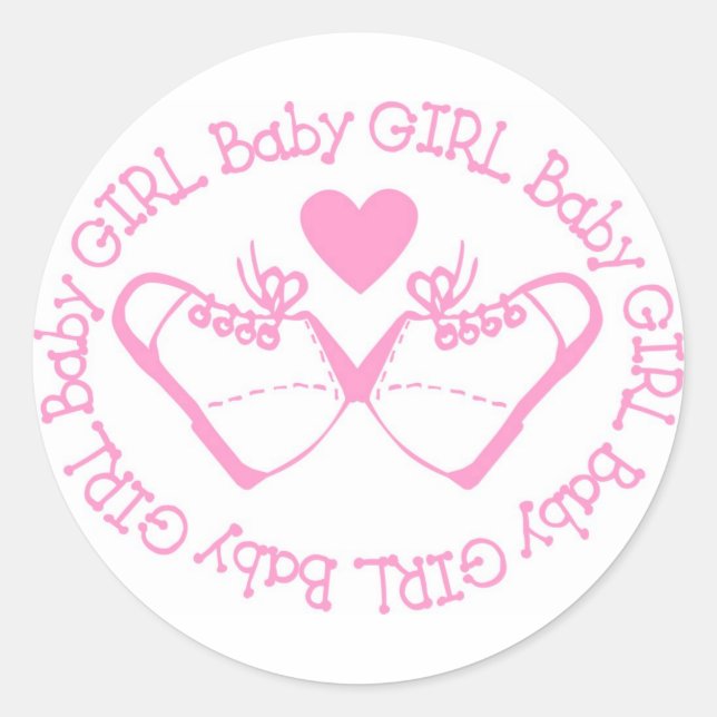 It's a Baby Girl Sticker (Front)