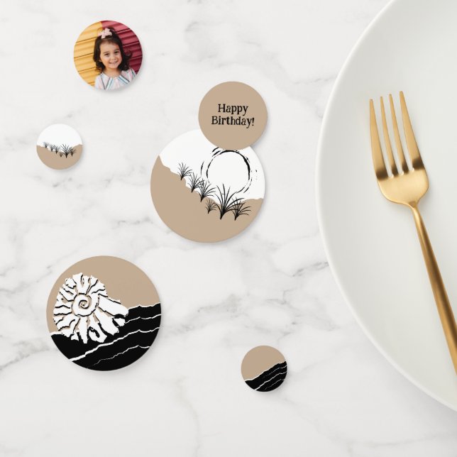 It's A Beach Birthday Party Confetti (Group)