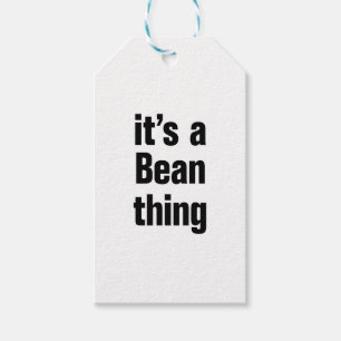 its a bean thing gift tags