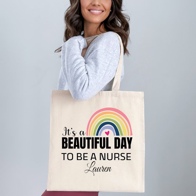 Its a Beautiful Day Nurse Tote Bag (Creator Uploaded)