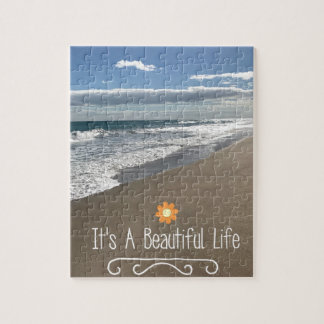Its A Beautiful Life at the Beach Jigsaw Puzzle
