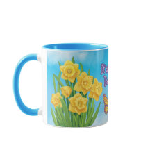 It's A Beautiful Morning Spring Floral Mug