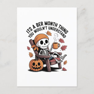 It's a Ber Month Thing You Wouldn't Understand Holiday Postcard