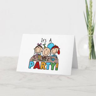 It's a Birthday Party T-shirts and Gifts Card