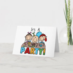 It's a Birthday Party T-shirts and Gifts Card
