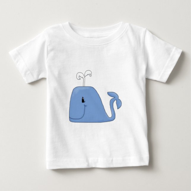 It's a Blue Whale Baby T-Shirt (Front)