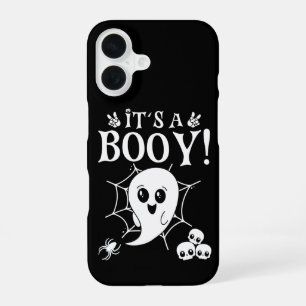 It's A Booy, Cute Baby Gender Reveal Halloween iPhone 16 Case