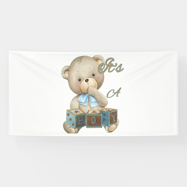 It's A Boy 4x8 Vinyl Banner (Horizontal)
