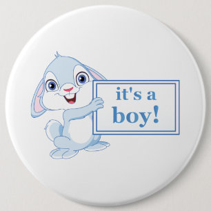 It's a Boy 6 Cm Round Badge