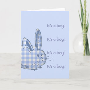 it's a boy! announcement