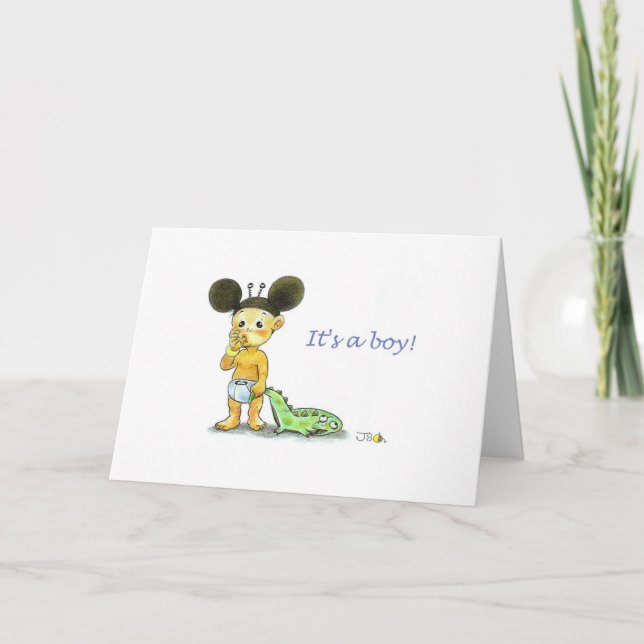 It's a Boy! Announcement (Front)