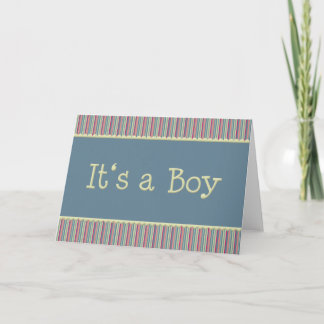 It's a Boy Announcement