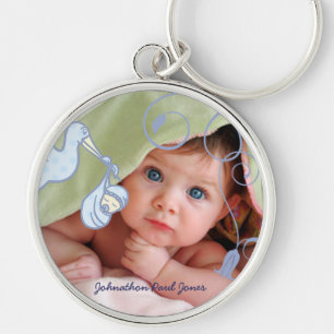 It's a Boy Announcement Keychain