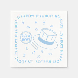 It's a Boy! announcement Napkin