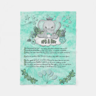"It's a Boy" Baby Blanket