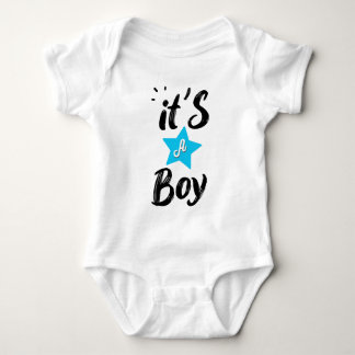 It's a boy baby bodysuit