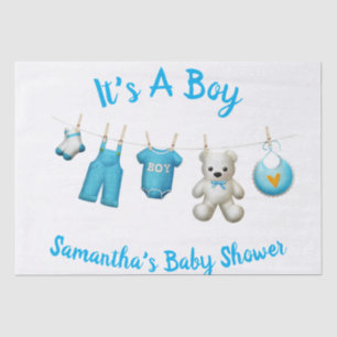 It's A Boy Baby Clothes Onesis Baby Shower  Tissue Paper