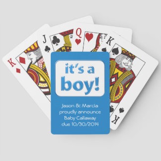 It's a boy! Baby Gender Reveal Cards