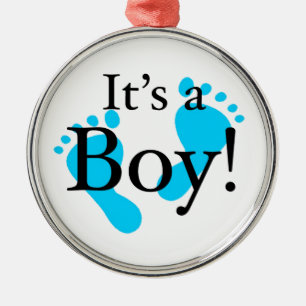 Its a Boy - Baby, Newborn, Celebration Metal Ornament