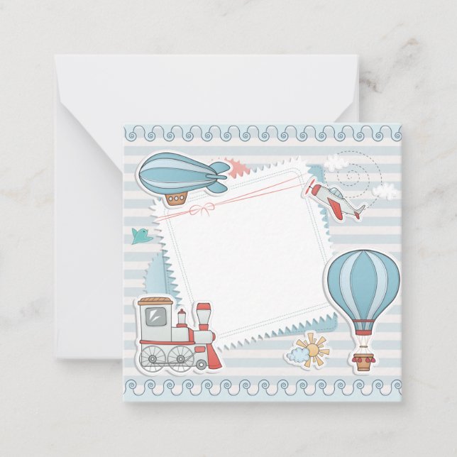 It's a boy/Baby Shower Invitation (Front)