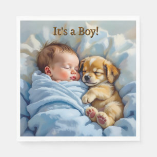It's a Boy Baby Shower Napkin