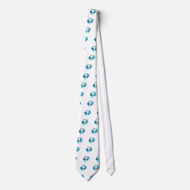 It's a Boy! - Baby-shower Newborn Tie (Front)