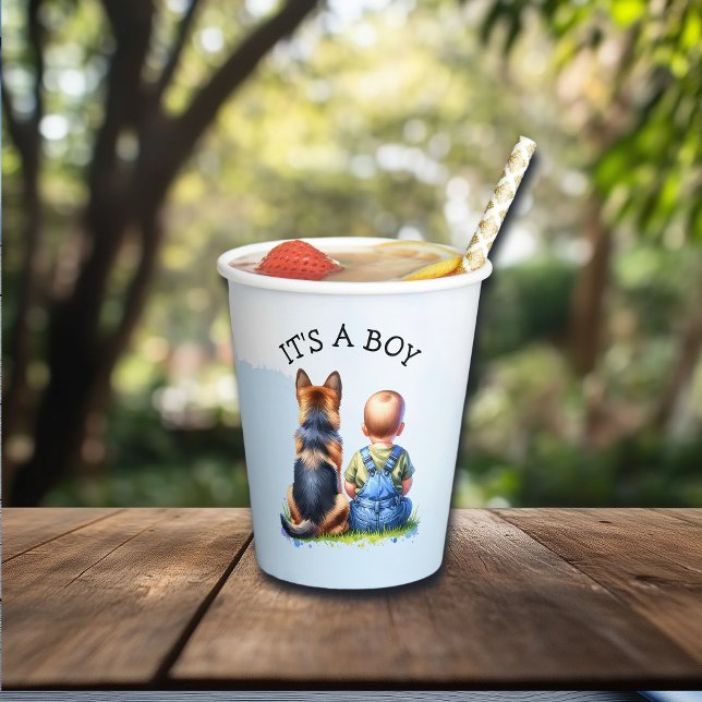 It's a Boy!  | Baby Shower Paper Cups (Creator Uploaded)
