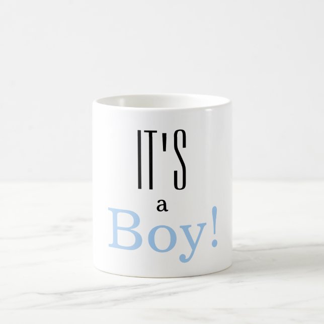 It's a Boy! Baby Shower Party Favour Mug (Center)