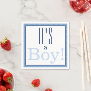 It's a Boy! Baby Shower Party Paper Napkins