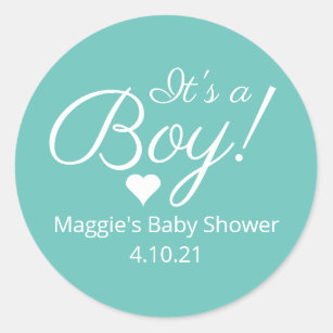 It's a Boy Baby Shower Stickers
