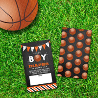 It's A Boy! Basketball Baby Shower Diaper Raffle