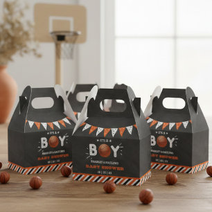 It's A Boy! Basketball Themed Co-ed Baby Shower Favour Box