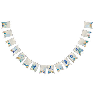 It's a Boy, Beach Themed Boy's Baby Shower Bunting