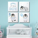 It's A Boy Blue Baby Penguin Nursery Wall Décor  Acrylic Photo Tile<br><div class="desc">It's A Boy Blue Baby Penguin Nursery Wall Décor Acrylic Photo Tile Christmas Gift Idea.</div>