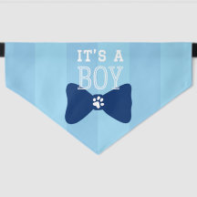 It's A Boy Blue Bow Tie Gender Reveal