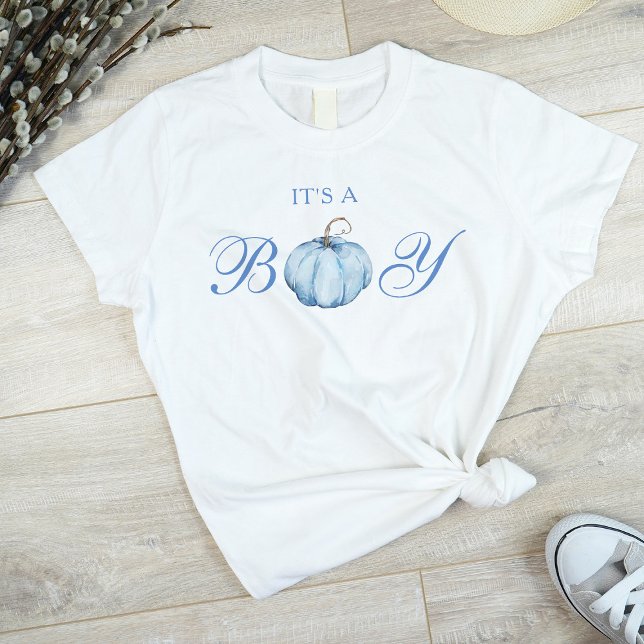It's a Boy Blue Pumpkin T-Shirt (Creator Uploaded)