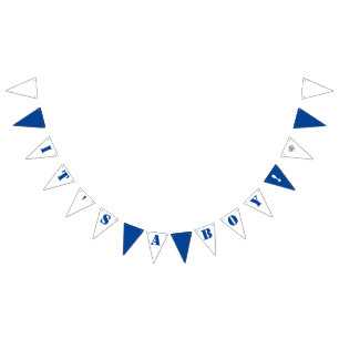 It's A Boy! Bunting Flags