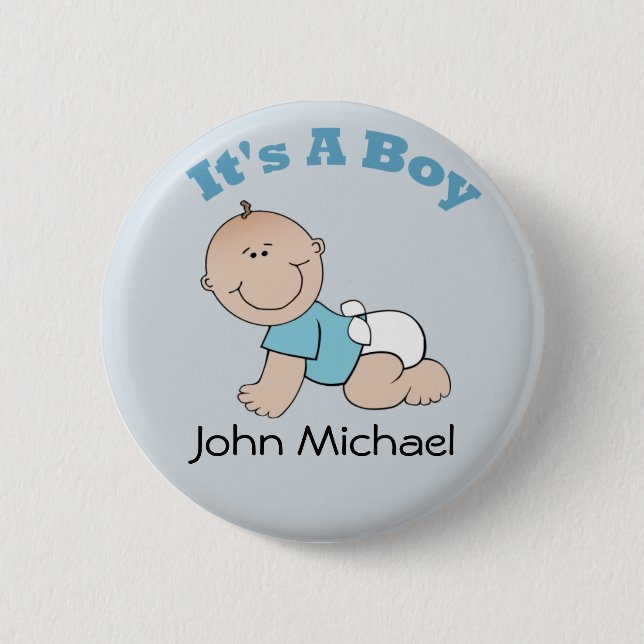 It's a Boy Button (Front)