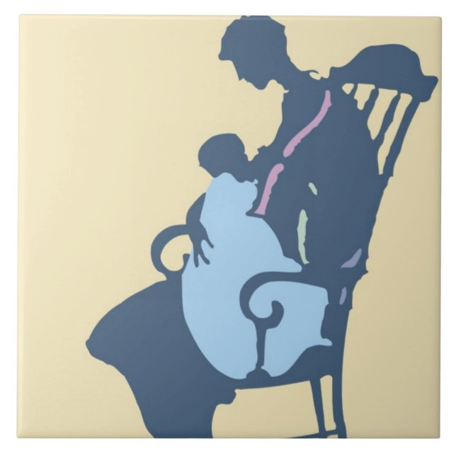 <It's a Boy> by Steve Collier Ceramic Tile (Front)
