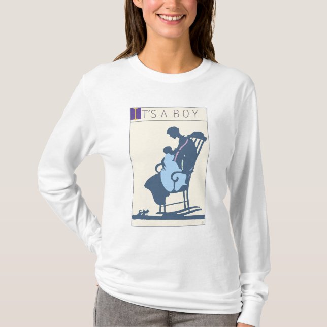 <It's a Boy> by Steve Collier T-Shirt (Front)