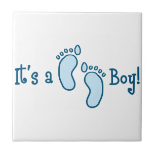 Its A Boy Ceramic Tile