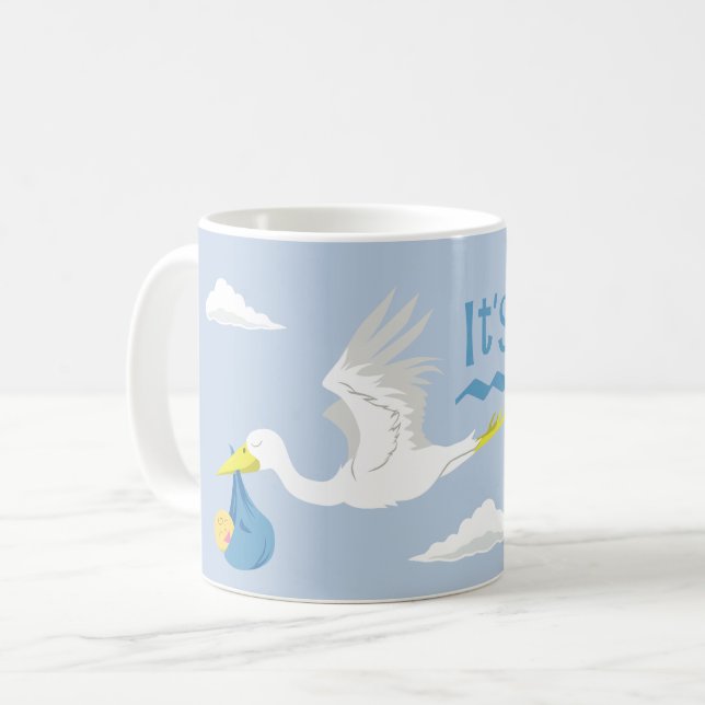 It's a Boy! Coffee Mug (Front Left)