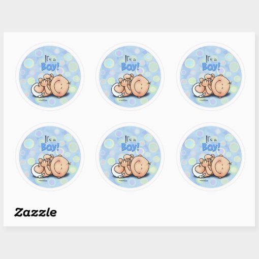 It's a Boy - Congratulations stickers | Zazzle