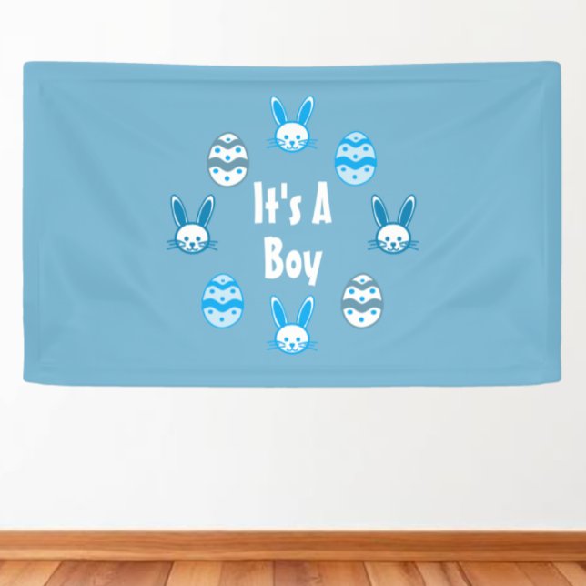 It's a Boy Easter Banner (Creator Uploaded)
