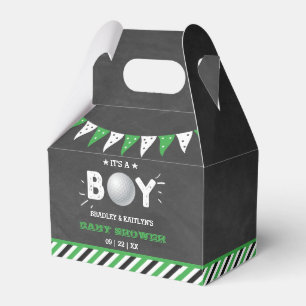 It's A Boy! Golf Themed Co-ed Baby Shower Favour Box